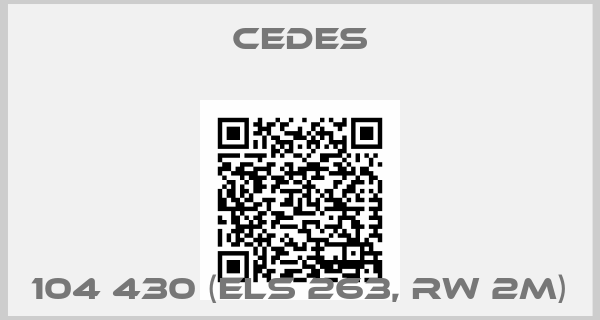 Cedes-104 430 (ELS 263, RW 2m)