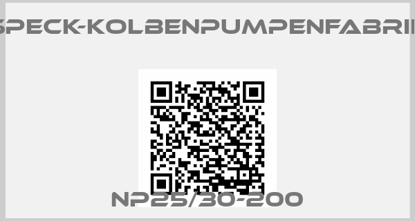 SPECK-KOLBENPUMPENFABRIK-NP25/30-200