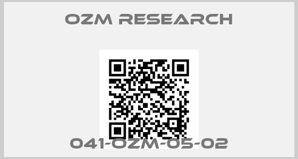 OZM Research-041-OZM-05-02