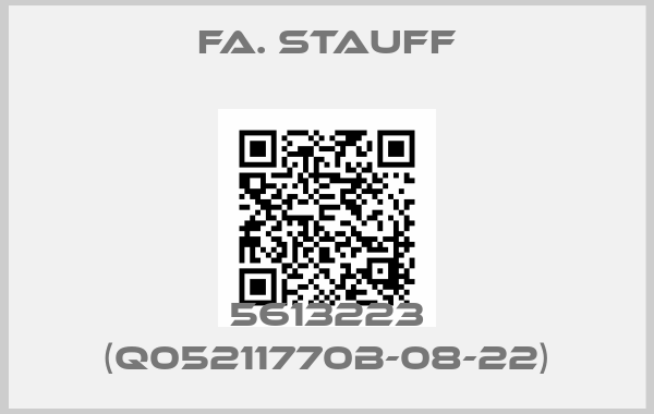 Fa. Stauff-5613223 (Q05211770B-08-22)