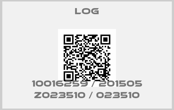LOG-10016259 / 201505 Z023510 / 023510