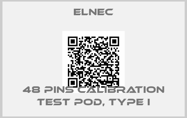 elnec-48 Pins Calibration test pod, Type I