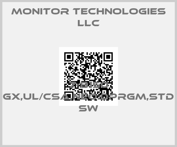 Monitor Technologies Llc-7-8150 GX,UL/CSA,NEO.DPRGM,STD SW