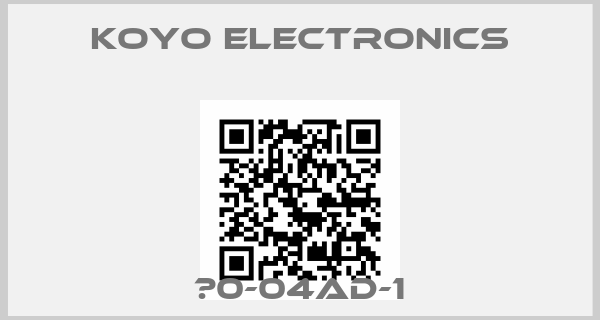 KOYO ELECTRONICS-С0-04AD-1