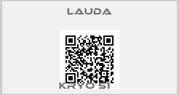 LAUDA-KRYO 51   