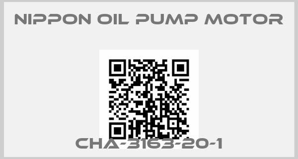 NIPPON OIL PUMP MOTOR-CHA-3163-20-1