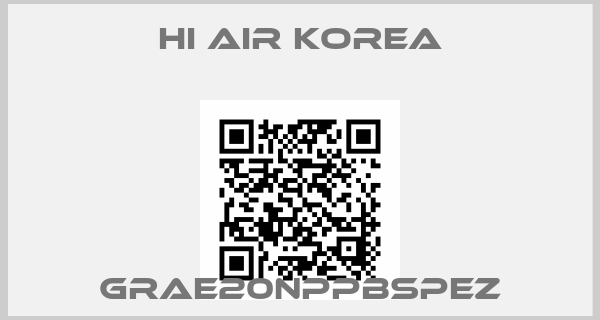 HI AIR KOREA-GRAE20NPPBSPEZ