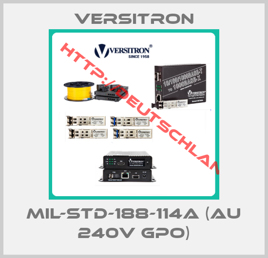 Versitron-MIL-STD-188-114A (AU 240V GPO)