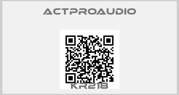 ACTPROAUDIO-KR218