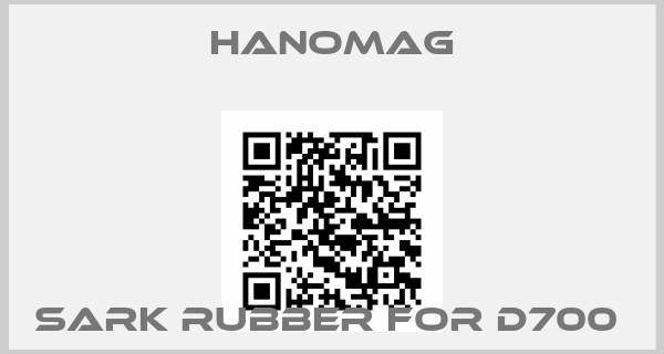 Hanomag-SARK RUBBER FOR D700 