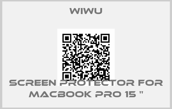 WiWU-Screen Protector for MacBook PRO 15 ''