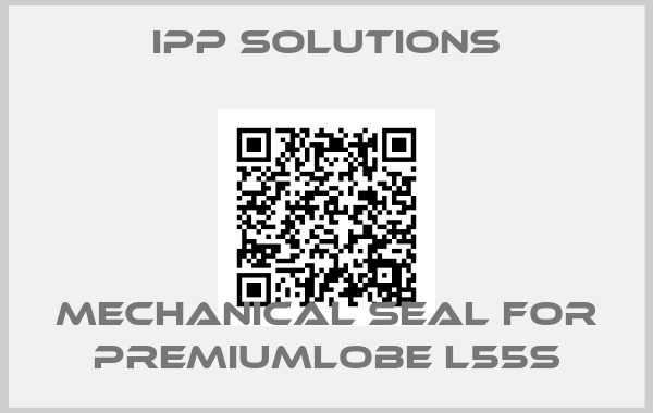 IPP SOLUTIONS-Mechanical seal for PremiumLobe L55s