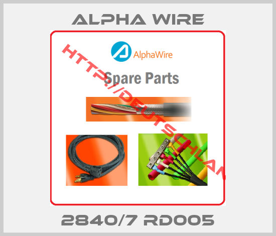 Alpha Wire-2840/7 RD005
