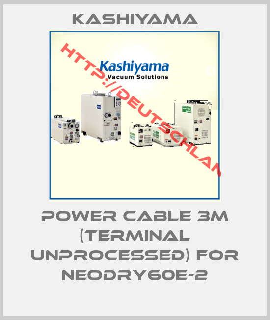 KASHIYAMA-Power cable 3m (terminal unprocessed) for NeoDry60E-2