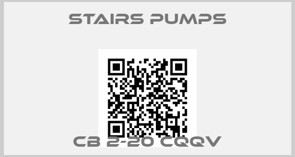 STAIRS PUMPS-CB 2-20 CQQV