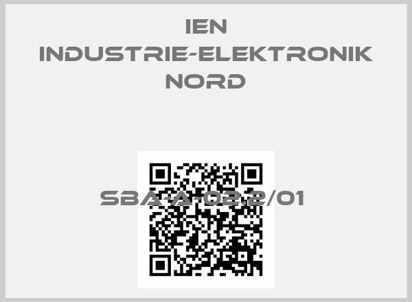 IEN INDUSTRIE-ELEKTRONIK NORD-SBA-A-02.2/01 