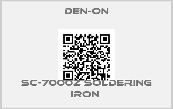 DEN-ON-SC-7000Z SOLDERING IRON 