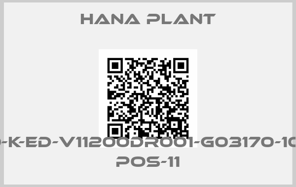 HANA PLANT-160-K-ED-V11200DR001-G03170-1008 POS-11
