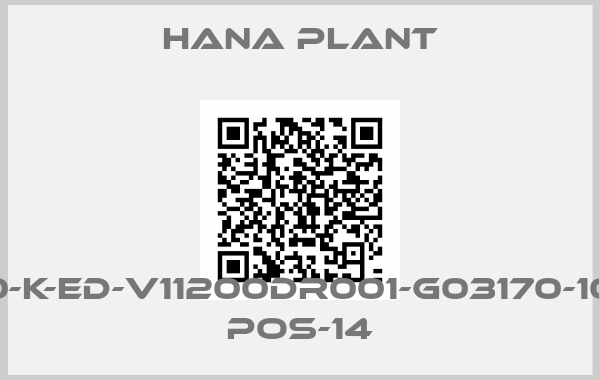 HANA PLANT-520-K-ED-V11200DR001-G03170-1008 POS-14