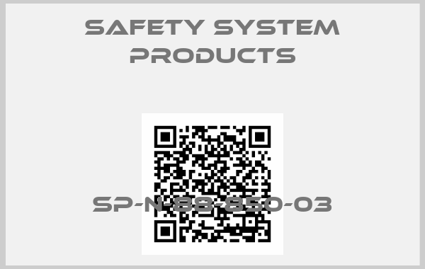 Safety System Products-SP-N-88-850-03