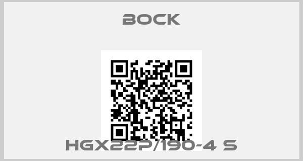 Bock-HGX22P/190-4 S