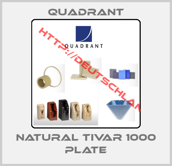QUADRANT-Natural Tivar 1000 Plate