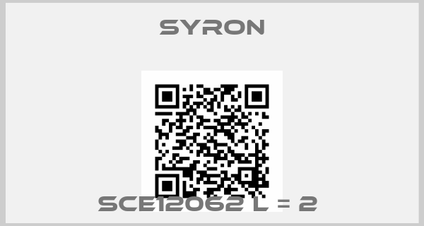Syron-SCE12062 L = 2 