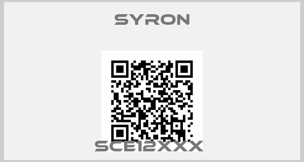 Syron-SCE12XXX 