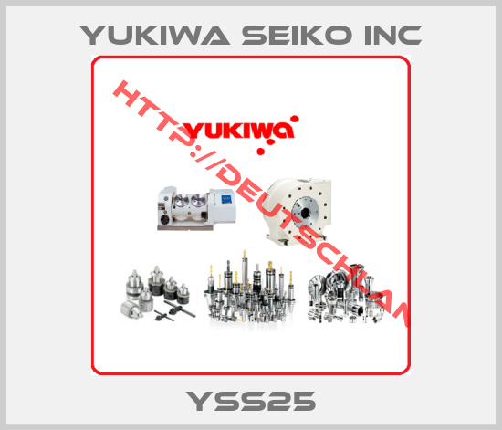 YUKIWA SEIKO INC-YSS25