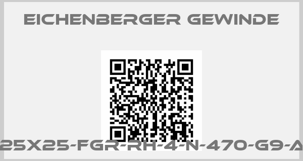Eichenberger Gewinde-KGT-25x25-FGR-RH-4-N-470-G9-A-O-G