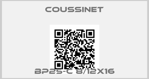COUSSINET-BP25-C 8/12X16