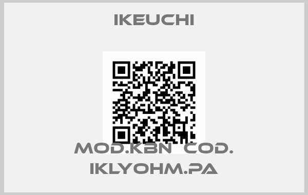 Ikeuchi-mod.KBN  Cod. IKLYOHM.PA