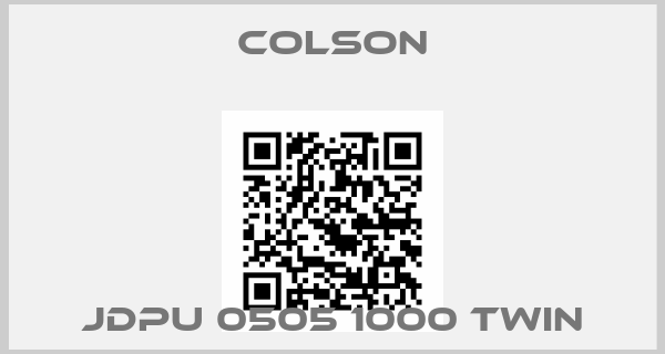 Colson-JDPU 0505 1000 TWIN