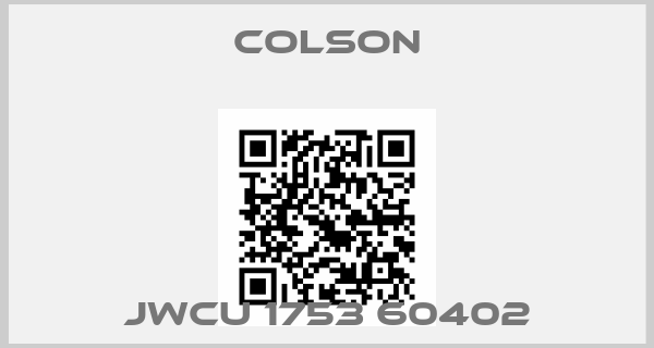 Colson-JWCU 1753 60402