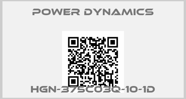 Power Dynamics-HGN-375C03Q-10-1D
