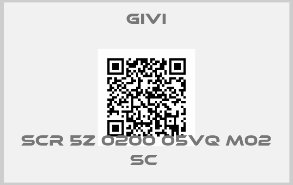 Givi-SCR 5Z 0200 05VQ M02 SC 