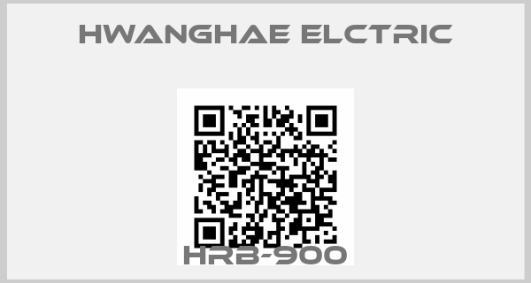 HWANGHAE ELCTRIC-HRB-900