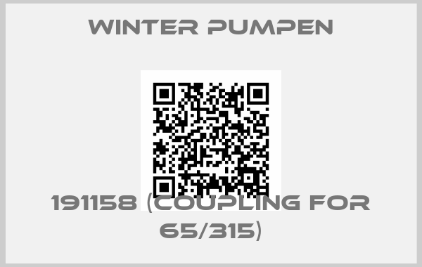 Winter Pumpen-191158 (coupling for 65/315)