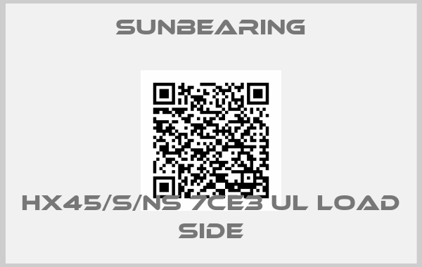SUNBEARING-HX45/S/NS 7CE3 UL load side