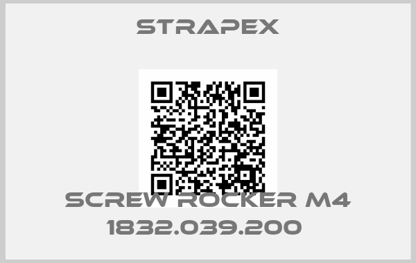 Strapex-SCREW ROCKER M4 1832.039.200 