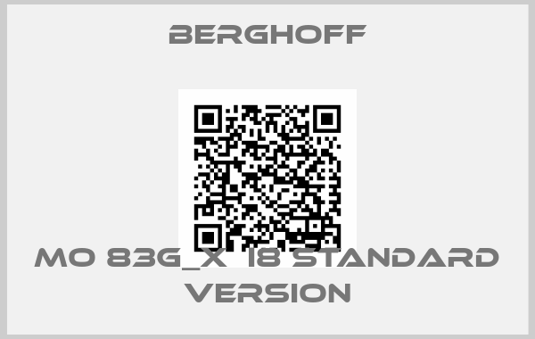 Berghoff-MO 83G_x  I8 standard version