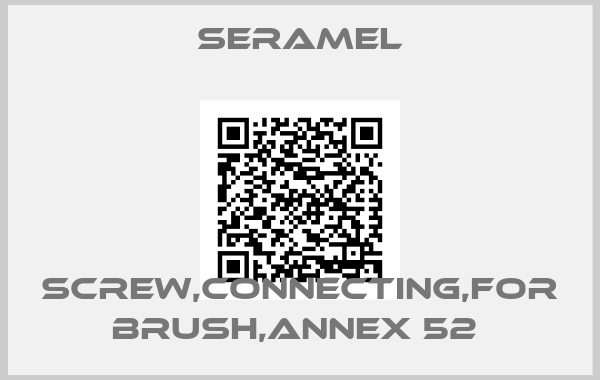 Seramel-SCREW,CONNECTING,FOR BRUSH,ANNEX 52 