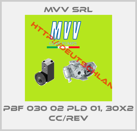 MVV srl-PBF 030 02 PLD 01, 30x2 cc/rev