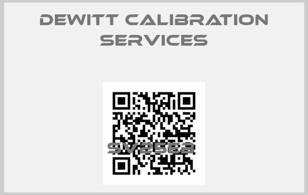 Dewitt Calibration Services-SV25EB 