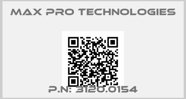MAX PRO TECHNOLOGIES-P.N: 3120.0154