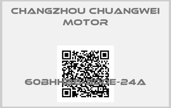 Changzhou Chuangwei Motor-60BHH86-300E-24A