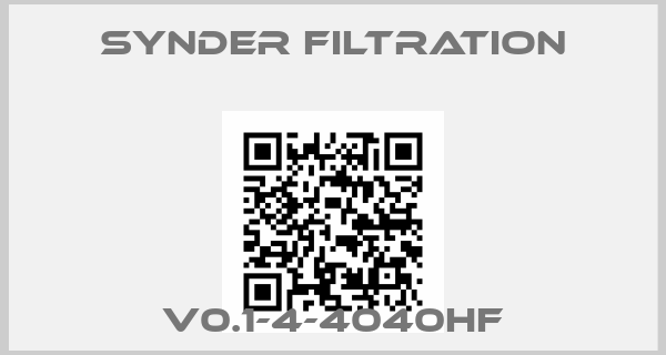 Synder Filtration-V0.1-4-4040HF
