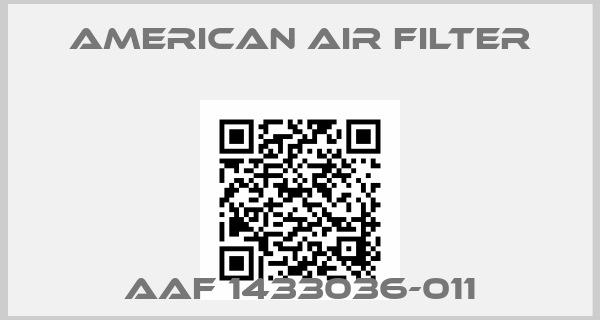 AMERICAN AIR FILTER-AAF 1433036-011