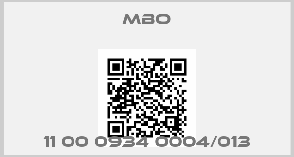MBO-11 00 0934 0004/013