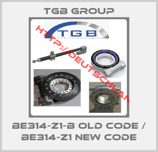 TGB GROUP-BE314-Z1-B old code / BE314-Z1 new code